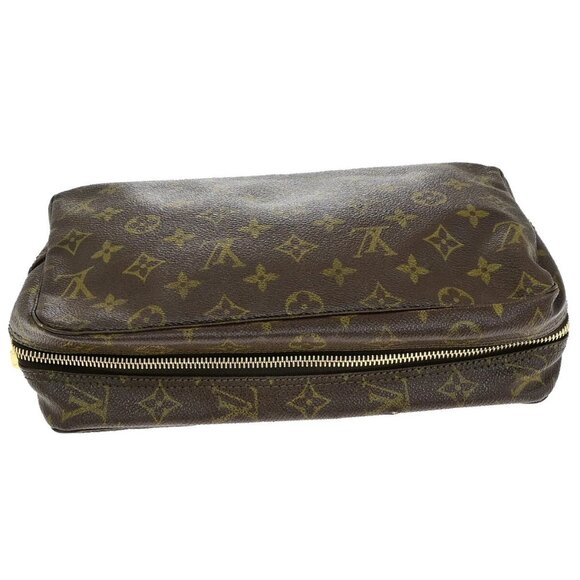 LOUIS VUITTON Trousse Toilette 28 Clutch Hand Bag Monogram Brown M47522 30ED703 - Picture 5 of 16
